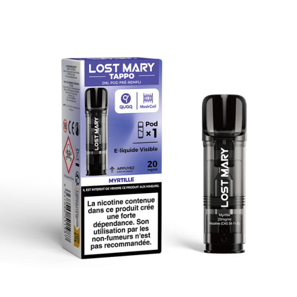 Tappo Air Prefilled Pods 20mg Lost Mary