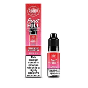 Strawberry Watermelon 20mg 10ml Bar Salt Dinner Lady