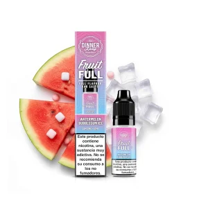 Watermelon Bubblegum Ice 20mg 10ml Bar Salt Dinner Lady