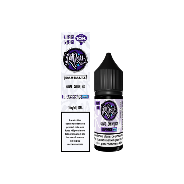 Grapeheads On Ice 10ml 20mg BarSaltz Ruthless
