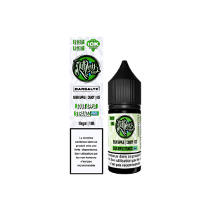 Sour Apple Strawzz On Ice 10ml 20mg BarSaltz Ruthless