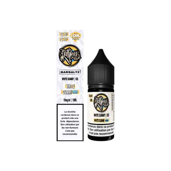 White Gummi On Ice 10ml 20mg BarSaltz Ruthless