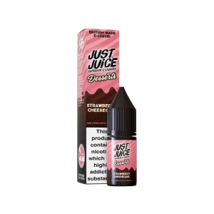 STRAWBERRY CHEESECAKE 10ML 20MG DESSERTS JUST JUICE