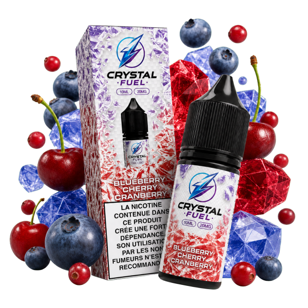 Blueberry Cherry Cranberry 20mg 10ml Crystal Fuel