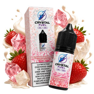 Strawberries & Cream 20mg 10ml Crystal Fuel