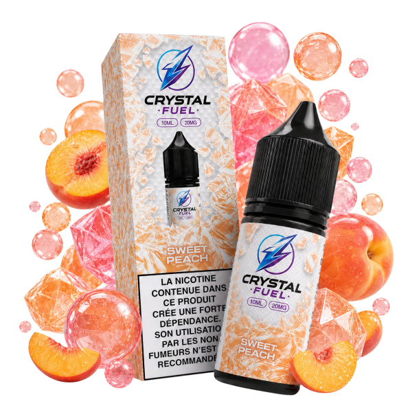 Sweet Peach 20mg 10ml Crystal Fuel