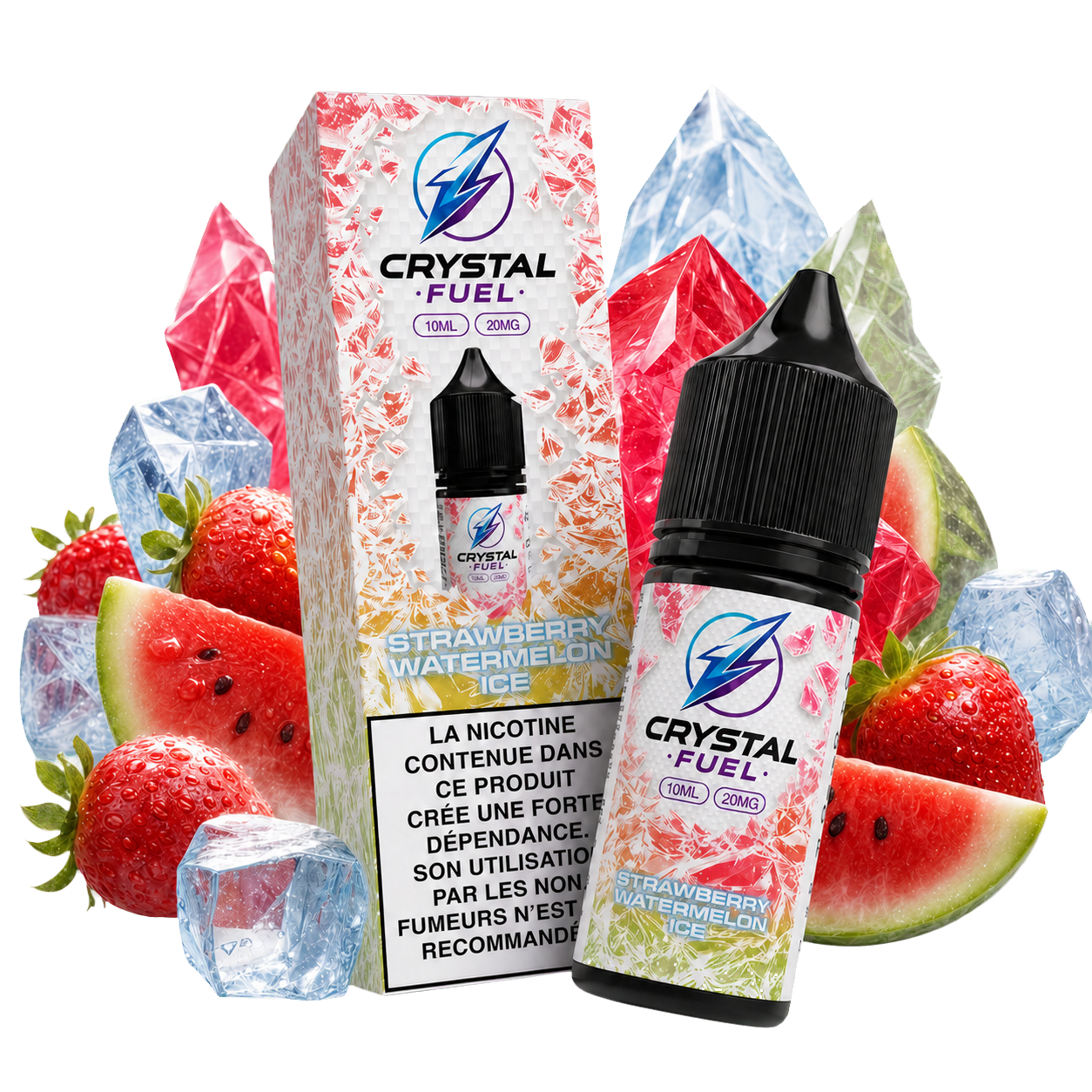 Strawberry Watermelon Ice 20mg 10ml Crystal Fuel